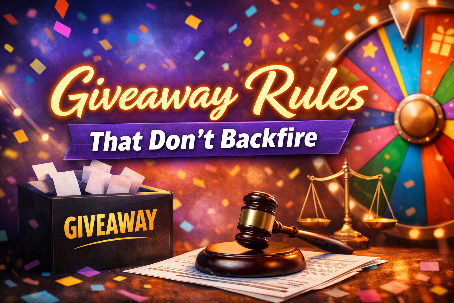 Giveaway Rules That Don’t Backfire